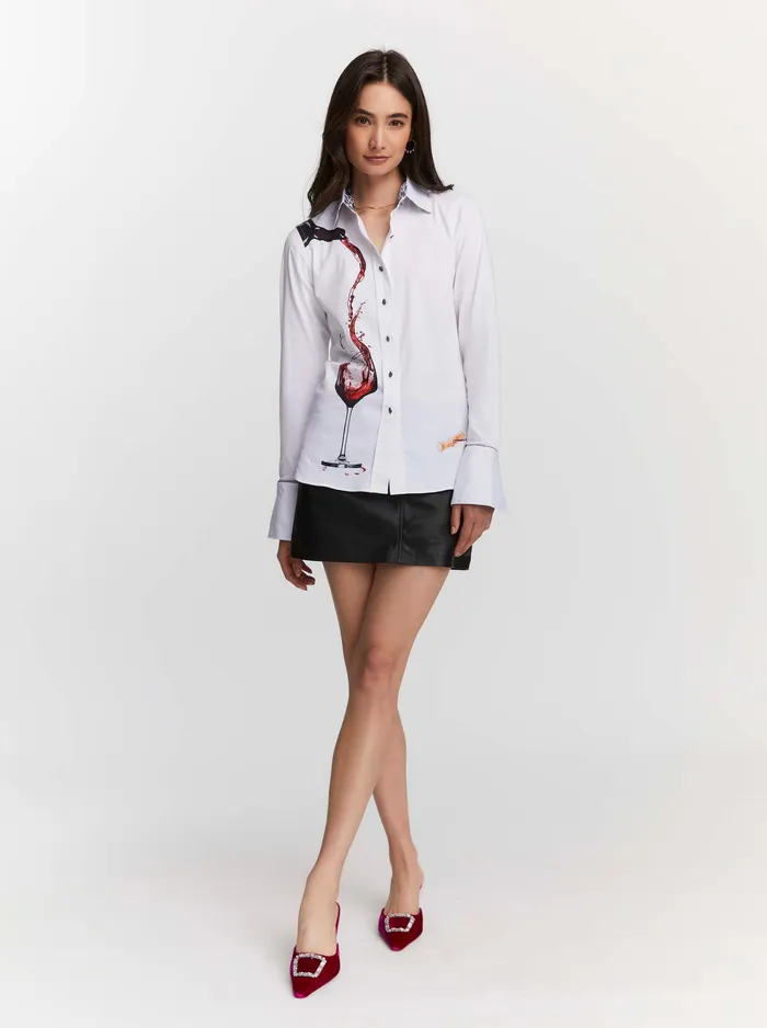 Robert Graham Tops Women PINOT NOIR SHIRT White