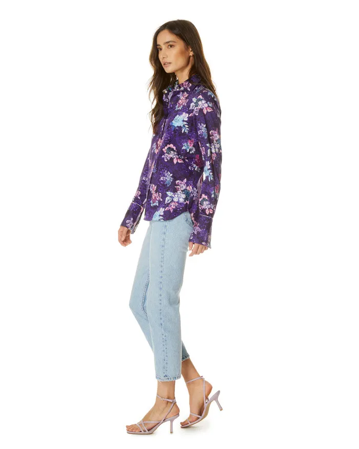 Robert Graham Tops Women PRISCILLA SHIRT Dark Purple