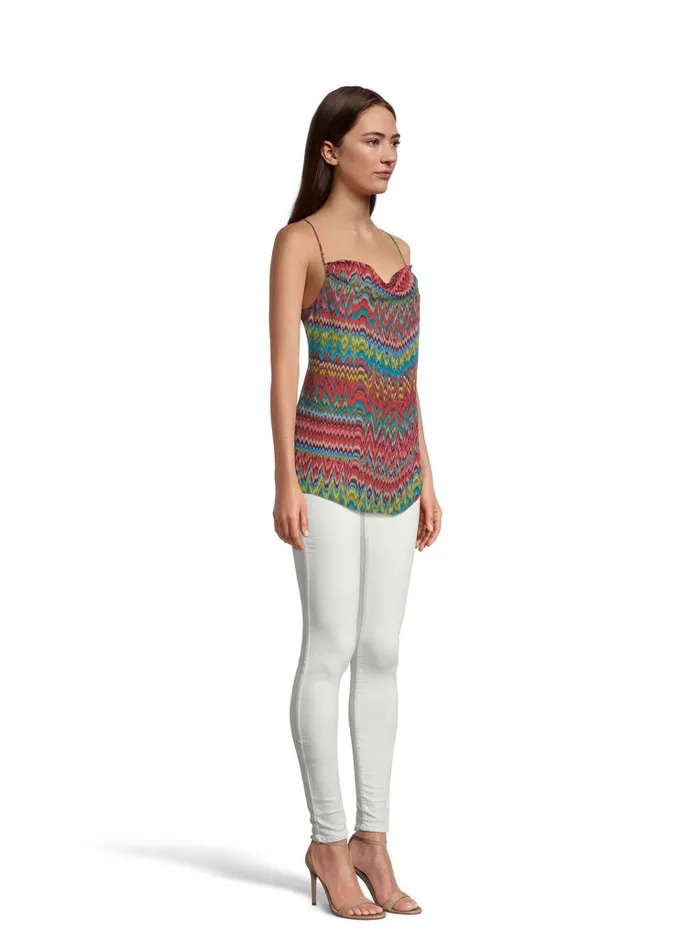 Robert Graham Tops Women ROSA CHEVRON PRINTED CAMI Multi