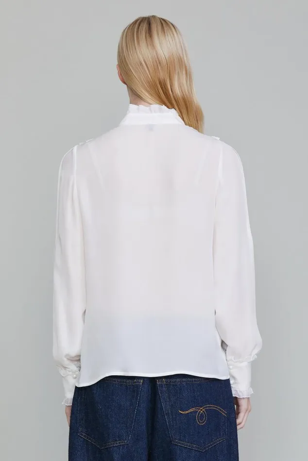 ROMANTIC SHIRT 8211 IVORY Women R13 Tops