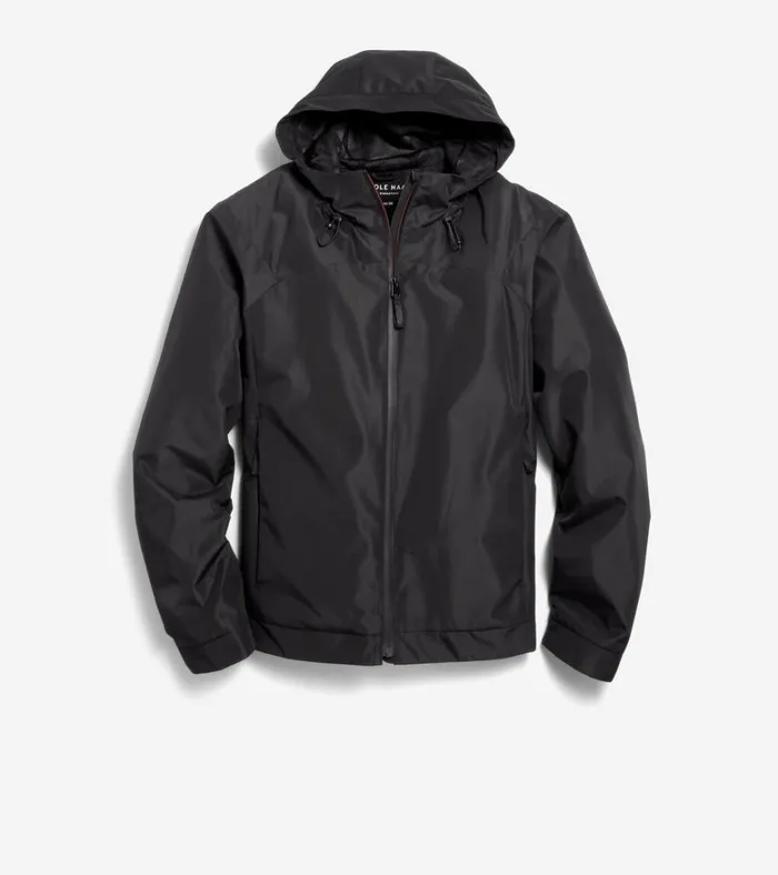 Running Jacket Black Men Cole Haan Softshell Jackets