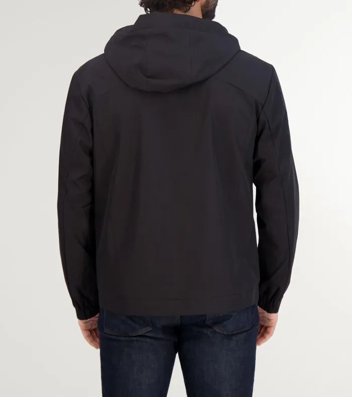 Running Jacket Black Men Cole Haan Softshell Jackets