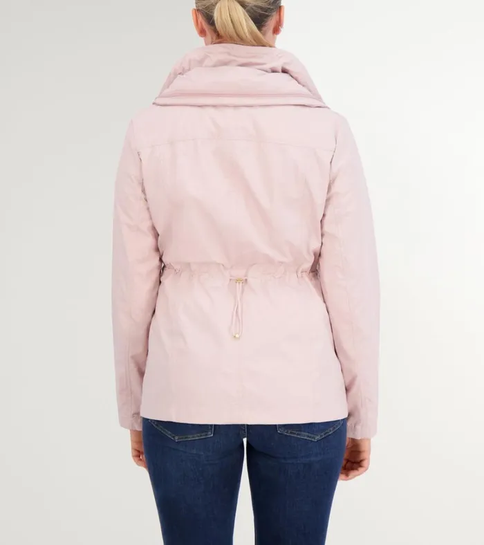 Short Packable Rain Jacket Canyon Rose Women Cole Haan Rain Jackets