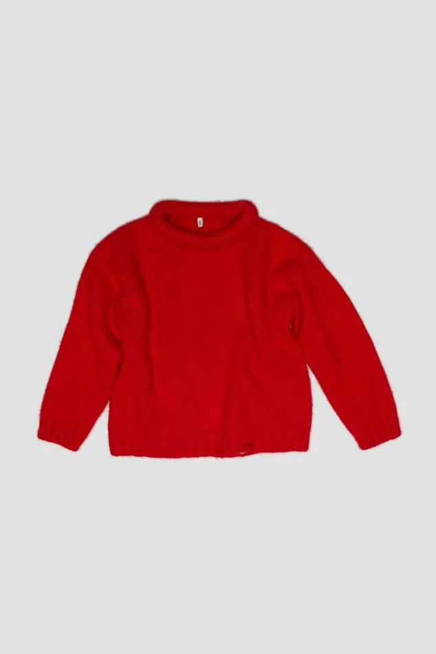 SHRUNKEN CREWNECK 8211 RED Women R13 Sweaters