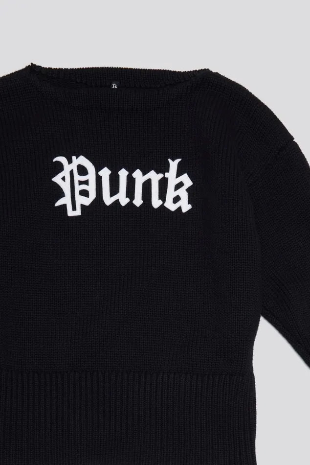 SHRUNKEN PUNK SWEATER 8211 GOTHIC BLACK Women R13 Sweaters