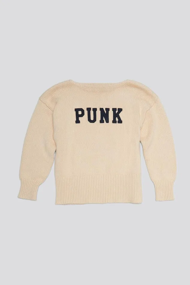 SHRUNKEN PUNK SWEATER 8211 VINTAGE BEIGE Women R13 Sweaters