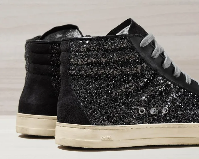 Skate Recycled BlackGun Women P448 High Tops