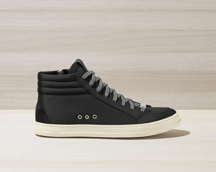 Skate Recycled Black WomenMen P448 High Tops