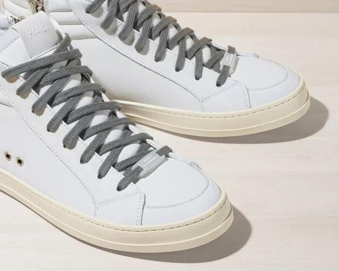 Skate Recycled White WomenMen P448 High Tops