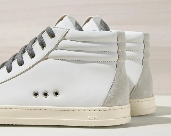 Skate Recycled White WomenMen P448 High Tops
