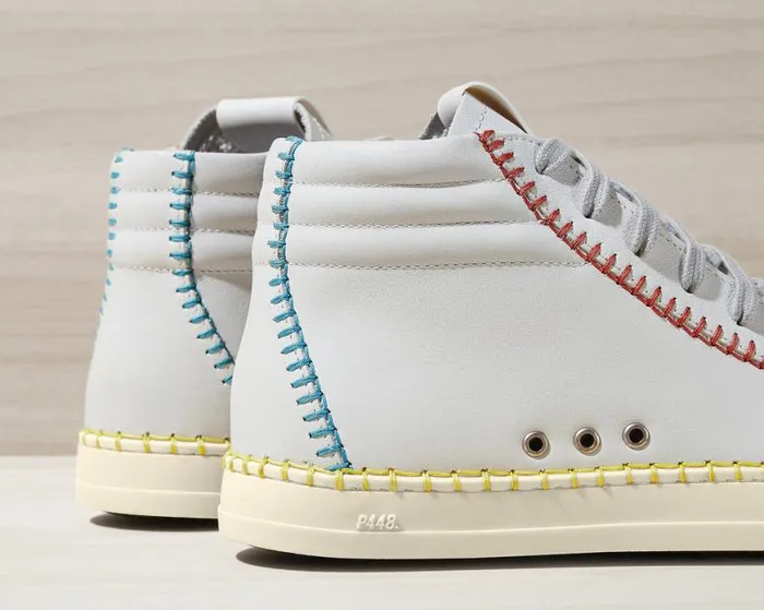 Skate WhiteStitch Women P448 High Tops Skate WhiteStitch Women P448 High Tops