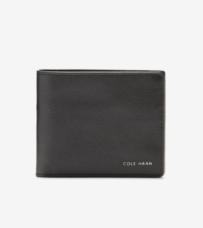 Slimfold Wallet With Valet Key Ring Black Men Cole Haan Wallets
