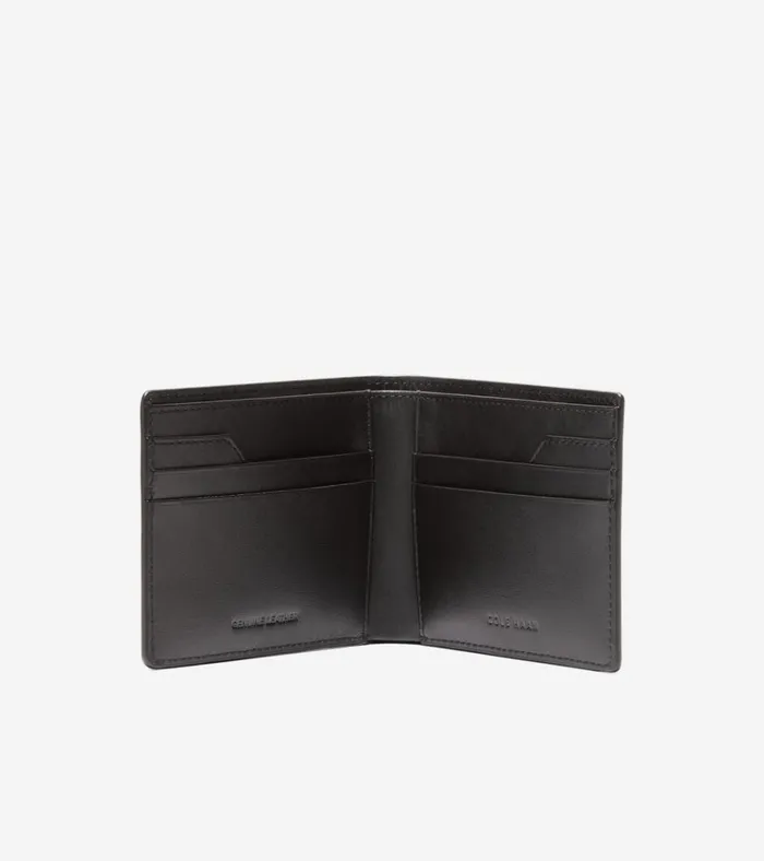 Slimfold Wallet With Valet Key Ring Black Men Cole Haan Wallets
