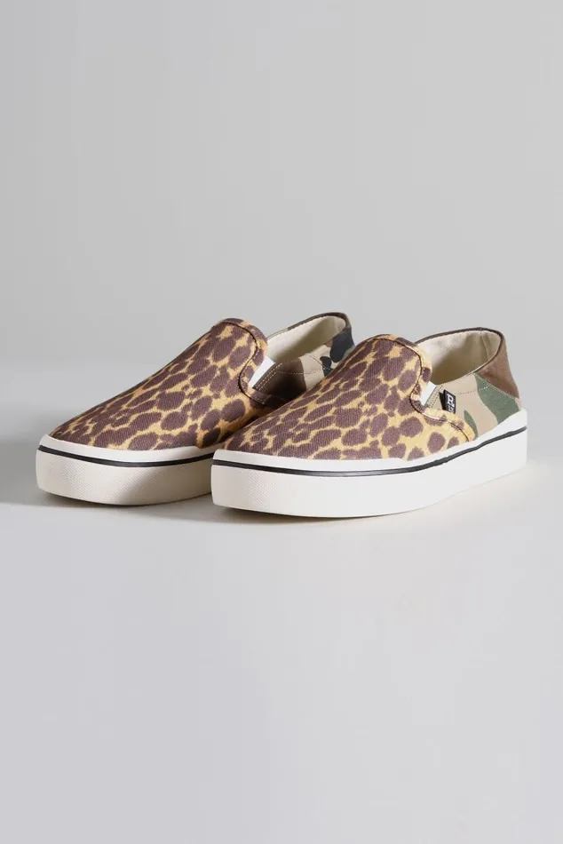 SLIP ON SNEAKER 8211 CAMOCHEETAH Men R13 Footwear