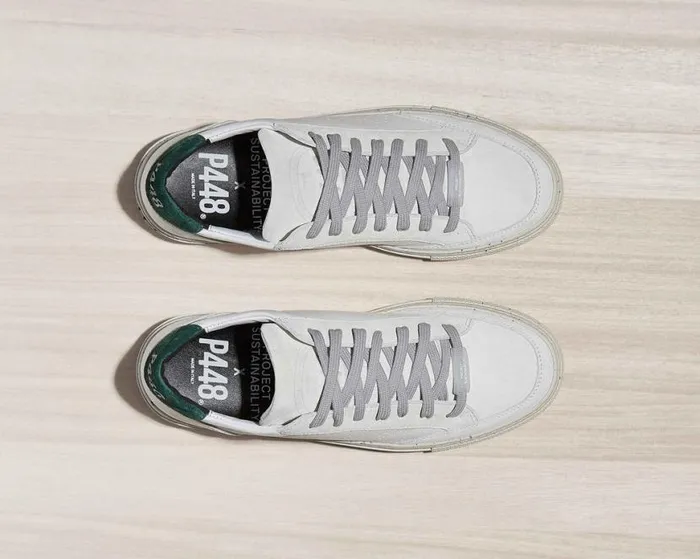 Soho Recycled WhiteGreen Men P448 Low Tops Soho Recycled WhiteGreen Men P448 Low Tops