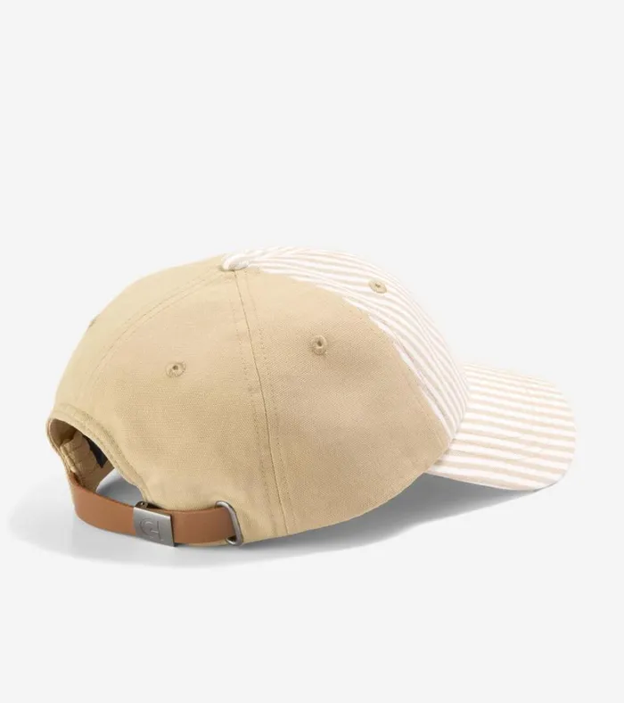 Street Style Baseball Cap Camel Stripe Men Cole Haan Hats
