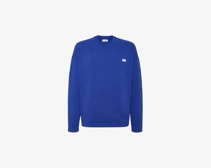 Sweatshirt Blue WomenMen P448 Sweatshirt and Hoodie