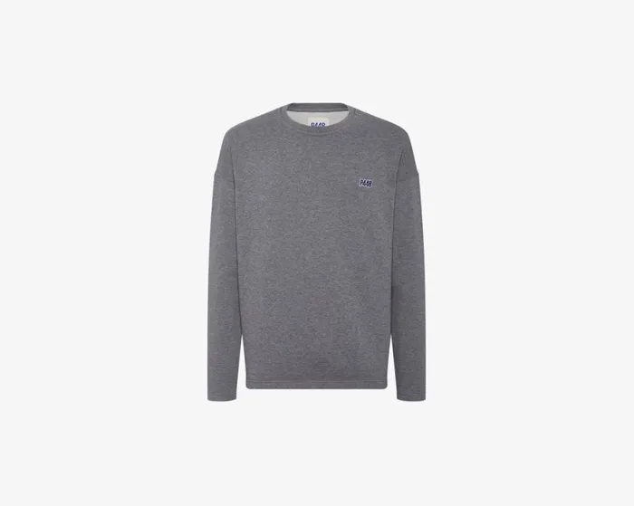 Sweatshirt Grey WomenMen P448 Sweatshirt and Hoodie