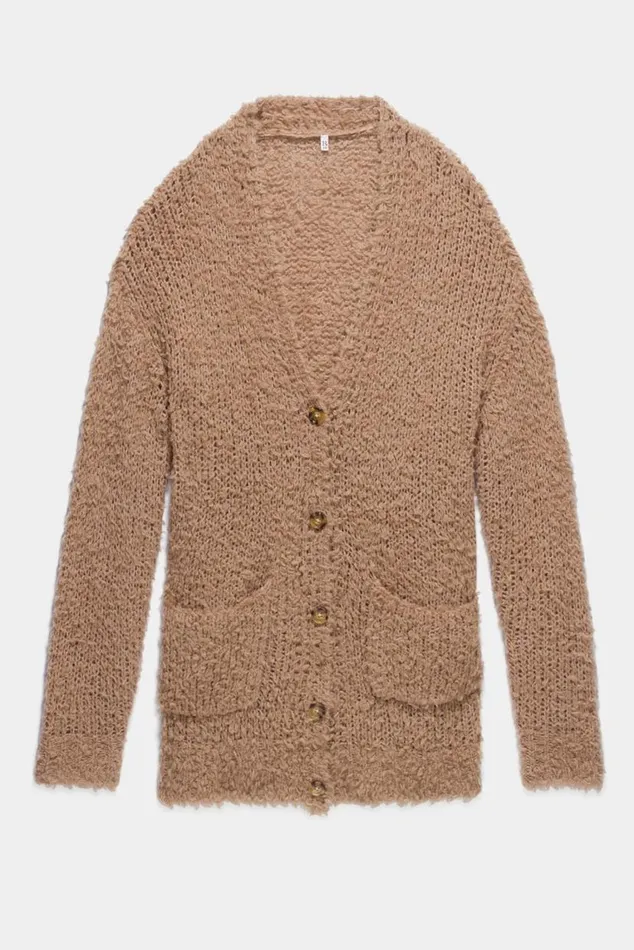 TEDDY BEAR CARDIGAN 8211 OATMEAL Women R13 Sweaters TEDDY BEAR CARDIGAN 8211 OATMEAL Women R13 Sweaters