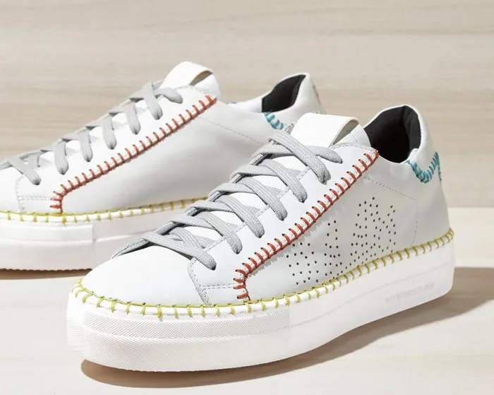 Thea WhiteStitch Women P448 Low Tops Thea WhiteStitch Women P448 Low Tops