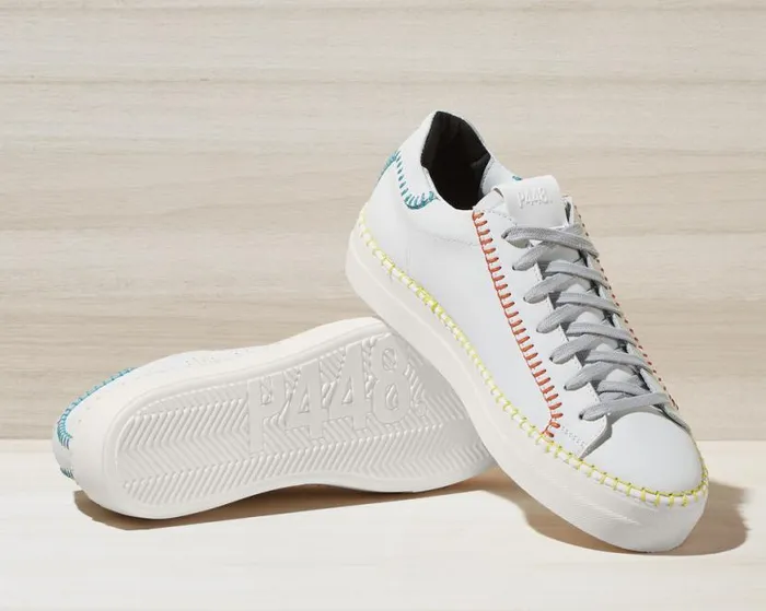Thea WhiteStitch Women P448 Low Tops Thea WhiteStitch Women P448 Low Tops