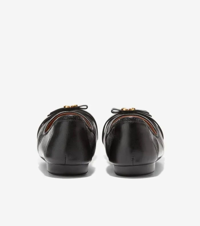 Tova Bow Ballet Black Women Cole Haan Flats and SlipOns Tova Bow Ballet Black Women Cole Haan Flats and SlipOns