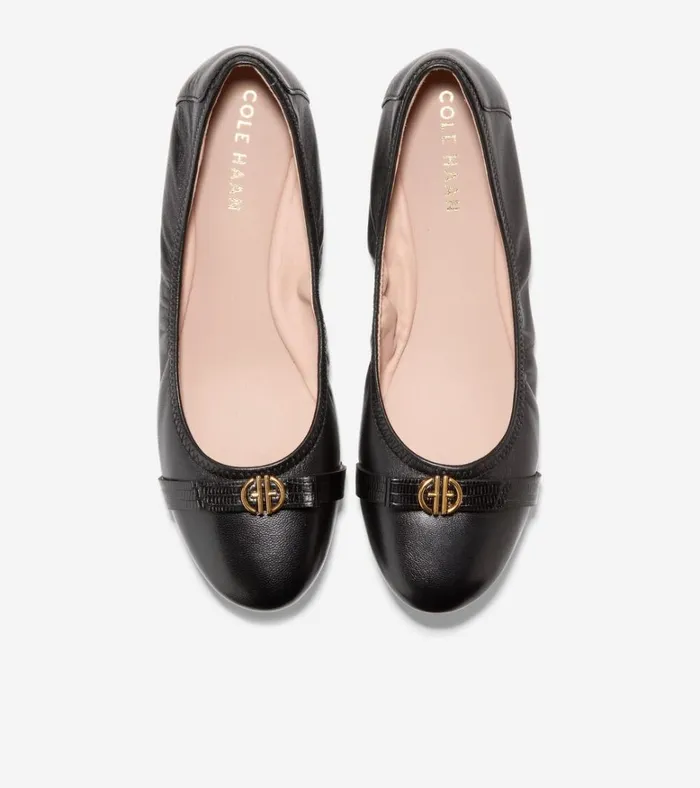 Tova Bow Ballet Black Women Cole Haan Flats and SlipOns Tova Bow Ballet Black Women Cole Haan Flats and SlipOns