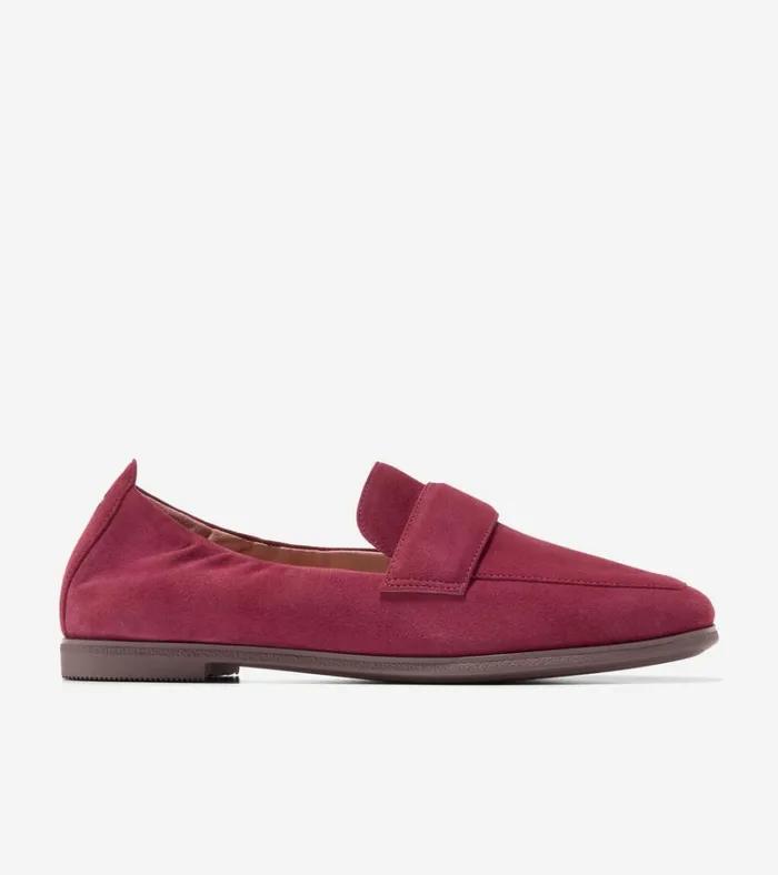 Trinnie Soft Loafers Black Cherry Women Cole Haan Loafers and Drivers
