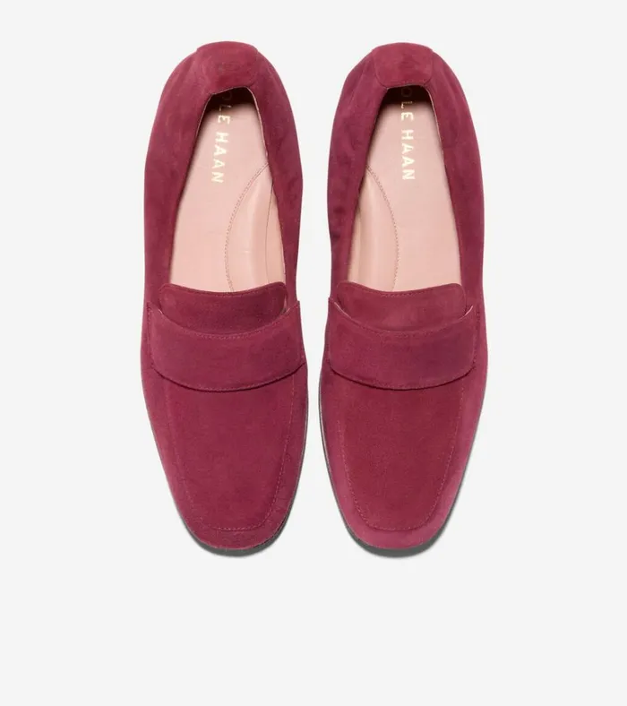 Trinnie Soft Loafers Black Cherry Women Cole Haan Loafers and Drivers