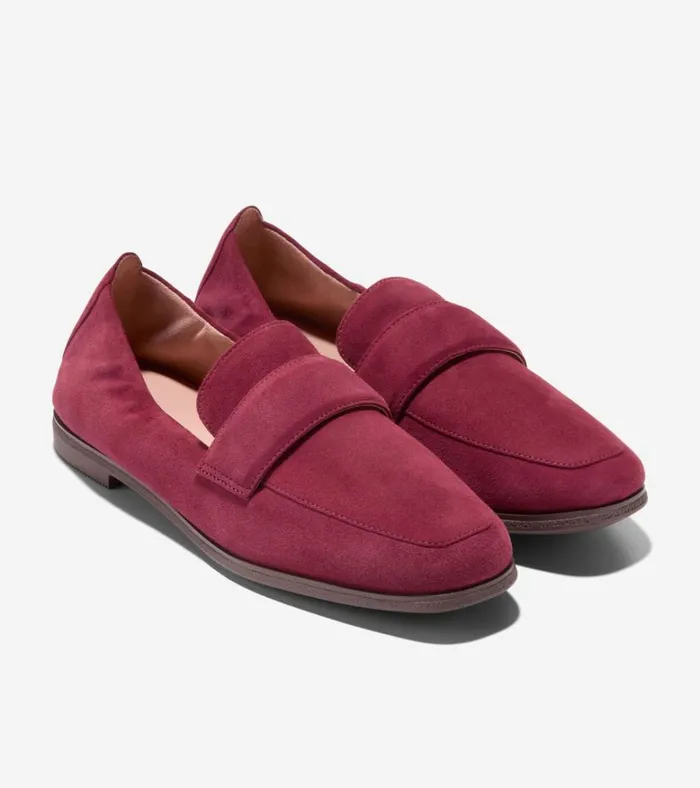 Trinnie Soft Loafers Black Cherry Women Cole Haan Loafers and Drivers