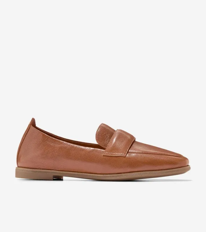 Trinnie Soft Loafers British Tan Women Cole Haan Loafers and Drivers
