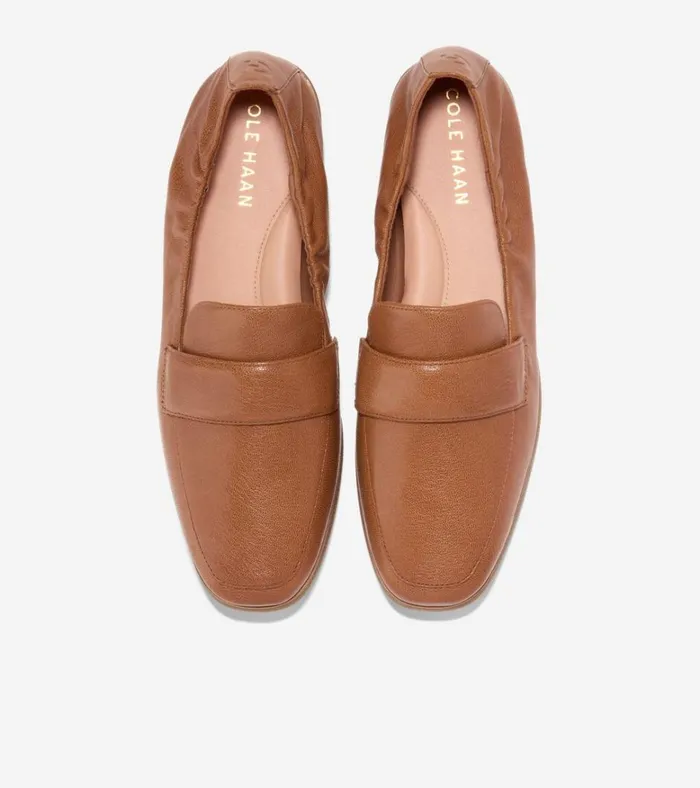 Trinnie Soft Loafers British Tan Women Cole Haan Loafers and Drivers