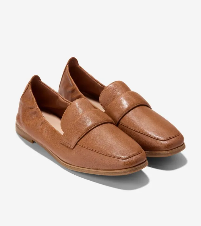 Trinnie Soft Loafers British Tan Women Cole Haan Loafers and Drivers