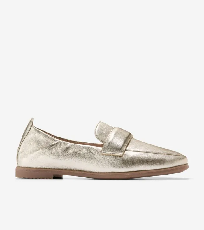 Trinnie Soft Loafers Soft Gold Women Cole Haan Loafers and Drivers
