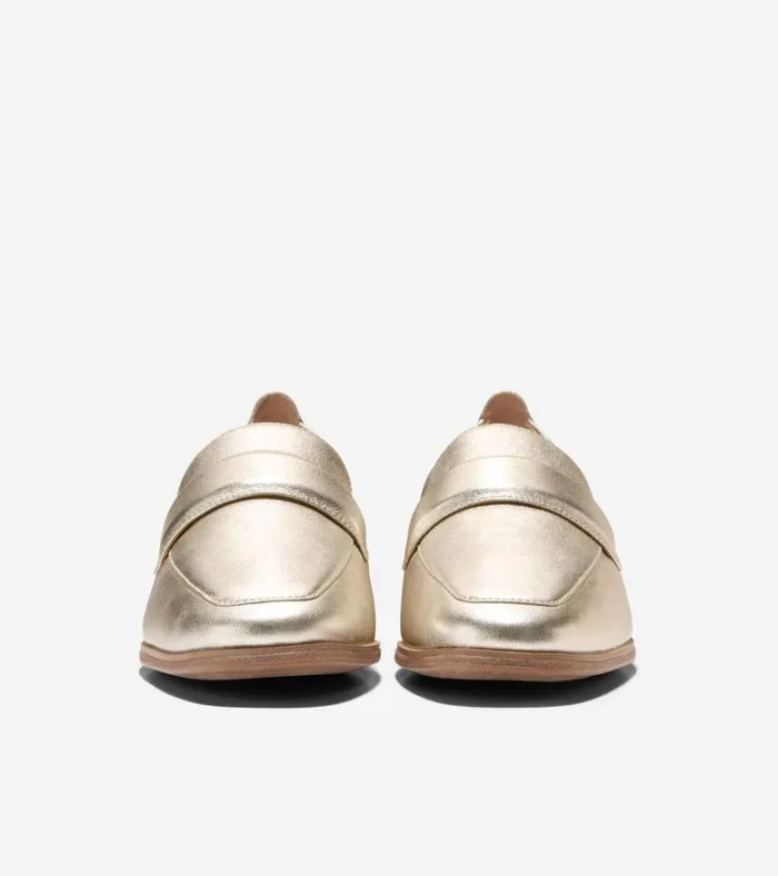 Trinnie Soft Loafers Soft Gold Women Cole Haan Loafers and Drivers