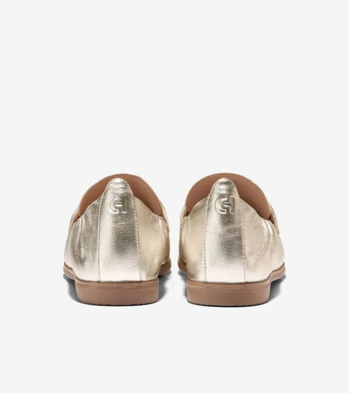 Trinnie Soft Loafers Soft Gold Women Cole Haan Loafers and Drivers