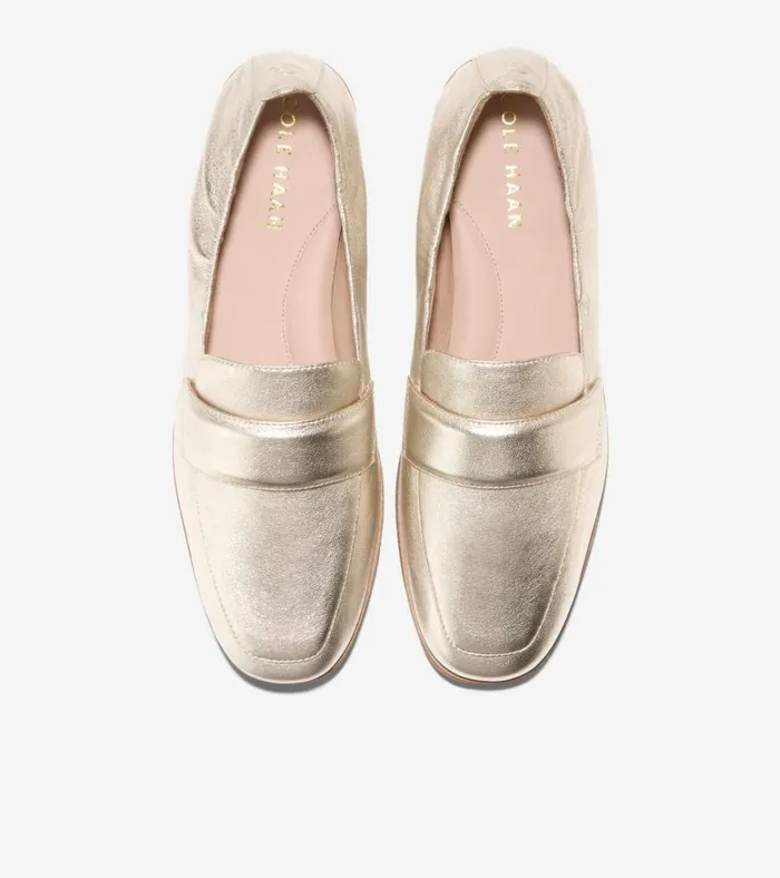 Trinnie Soft Loafers Soft Gold Women Cole Haan Loafers and Drivers