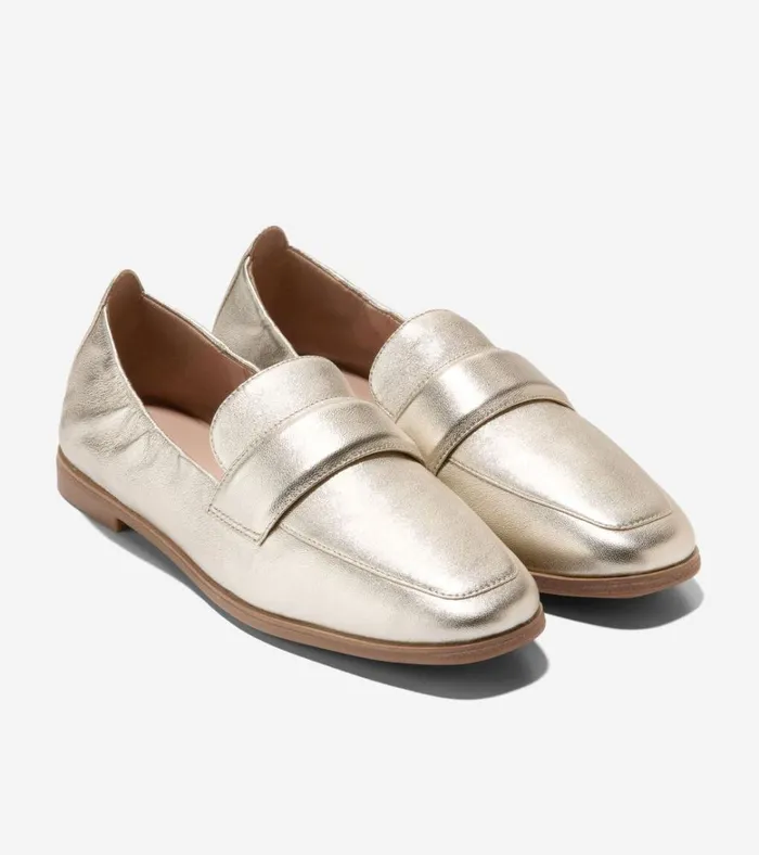 Trinnie Soft Loafers Soft Gold Women Cole Haan Loafers and Drivers