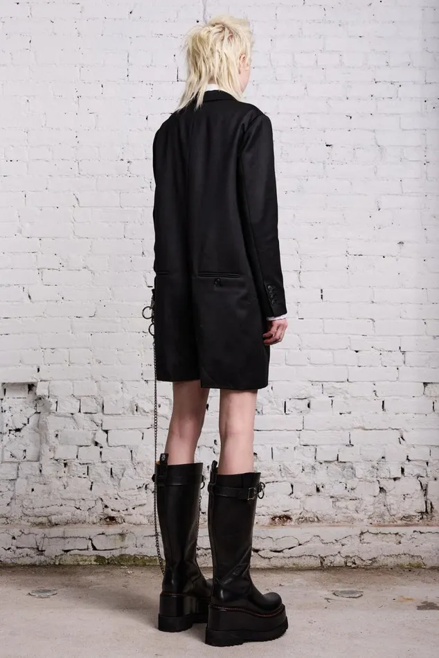 TUXEDO ROMPER 8211 BLACK Women R13 Pants and Shorts