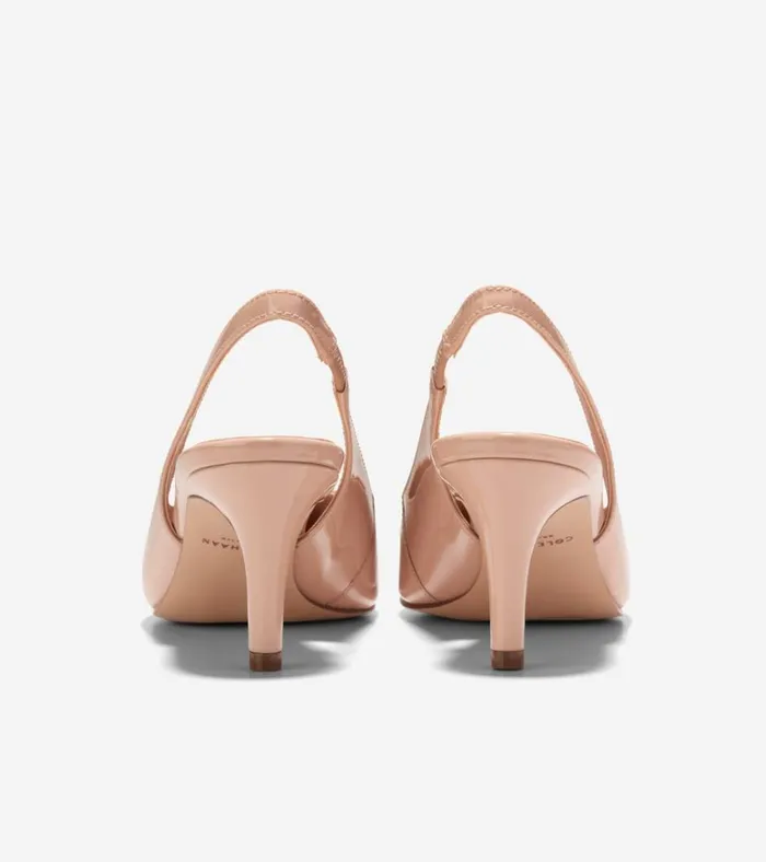 Vandam Sling Back Pumps Brush Patent Women Cole Haan Heels and Pumps