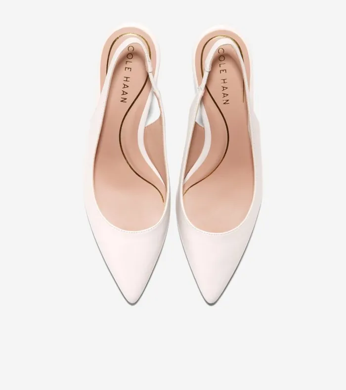 Vandam Sling Back Pumps Ivory Women Cole Haan Heels and Pumps