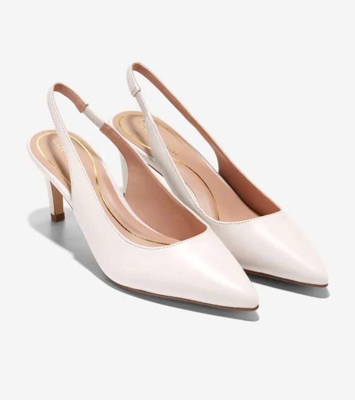 Vandam Sling Back Pumps Ivory Women Cole Haan Heels and Pumps