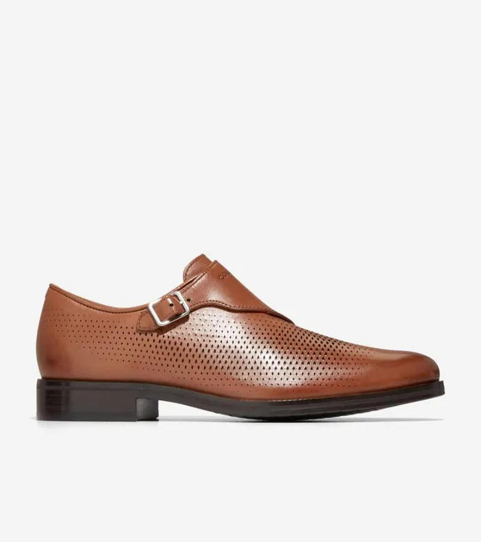 Washington Grand Laser Monk Strap Shoes British Tandark Chocolate Men Cole Haan Oxfords Washington Grand Laser Monk Strap Shoes British Tandark Chocolate Men Cole Haan Oxfords