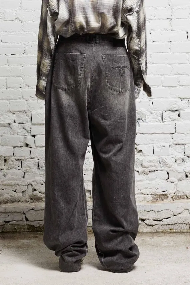 WAYNE DENIM TROUSER 8211 KANE BLACK Women R13 Denim