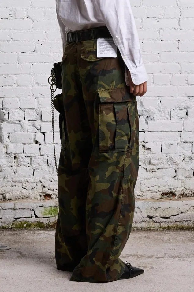 WIDE LEG CARGO 8211 CAMO Women R13 Pants and Shorts