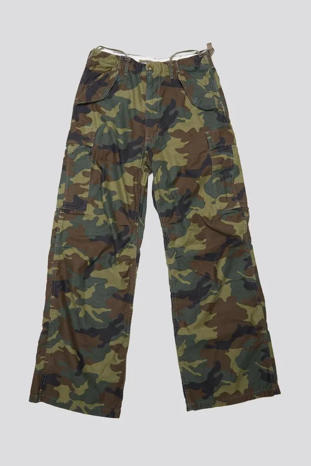 WIDE LEG CARGO 8211 CAMO Women R13 Pants and Shorts