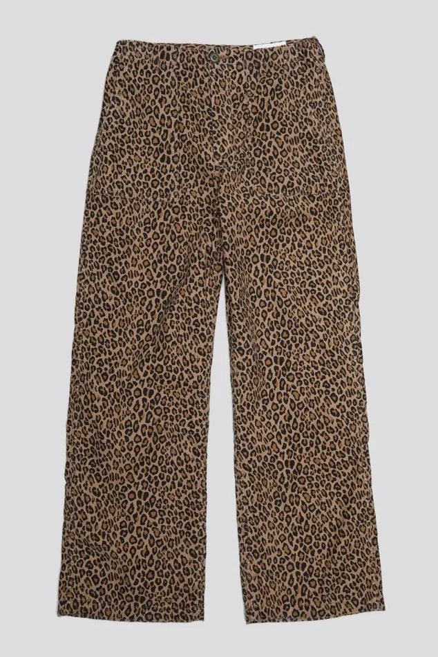 WIDE LEG UTILITY PANT 8211 LEOPARD Women R13 Pants and Shorts