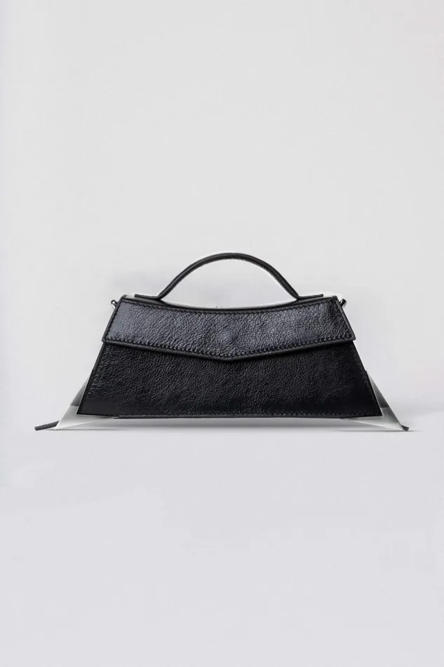 WomenMen Accessories Han Kjbenhavn Crinkle Leather Metal Shoulder Bag