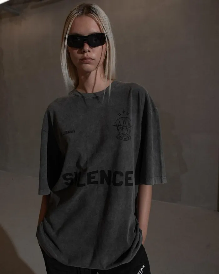 Women Tshirts Han Kjbenhavn Silence FC TShirt 8211 Ash Grey