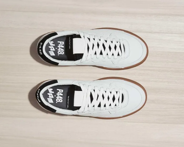 Yam WhiteNero WomenMen P448 Low Tops Yam WhiteNero WomenMen P448 Low Tops